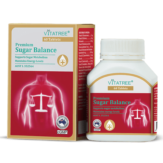 Vitatree Premium Sugar Balance 60 Tablets - BeeVitamins