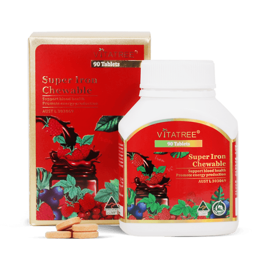 Vitatree Super Iron Chewable / 90 Tablets (Exp date: 10/2022) - BeeVitamins