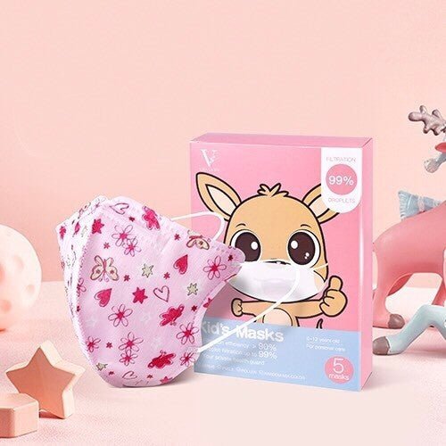 Viva La Vie - Kid's Masks 99% Filtration 5 Pack (6 - 12 Years) KN90 - BeeVitamins