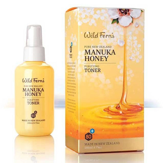 Wild Ferns Manuka Honey Toner 140mL - BeeVitamins